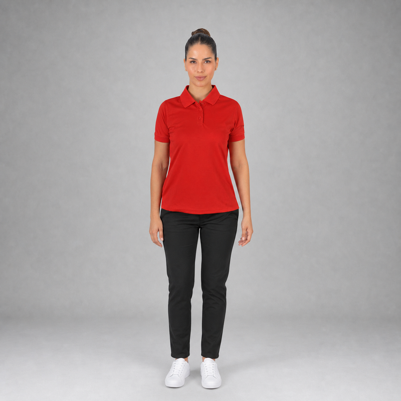 Polo Dry Fit Rojo B1770