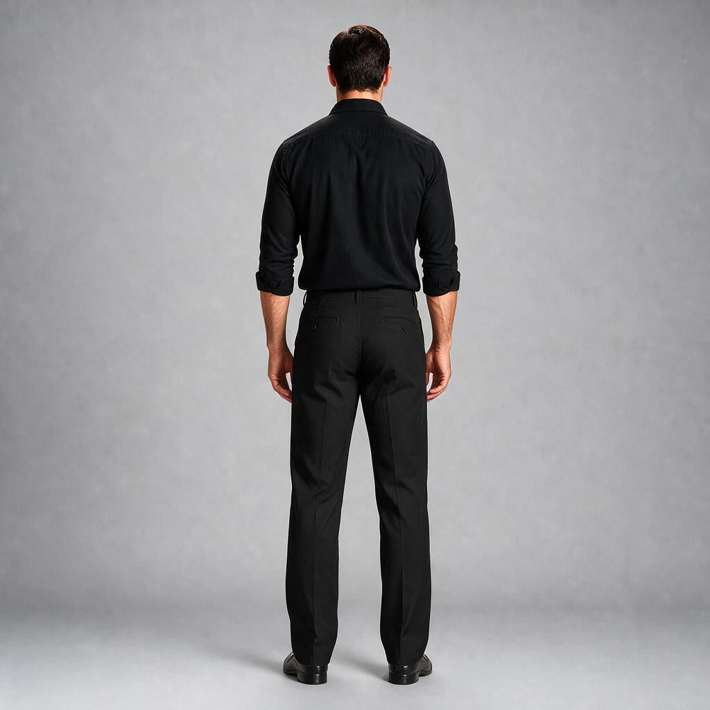 Pantalon  S/p Gab. Harvard Negro A0610