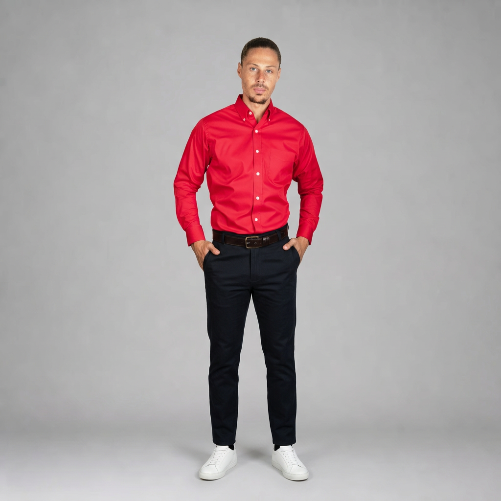 Camisa Florencia Rojo A0115