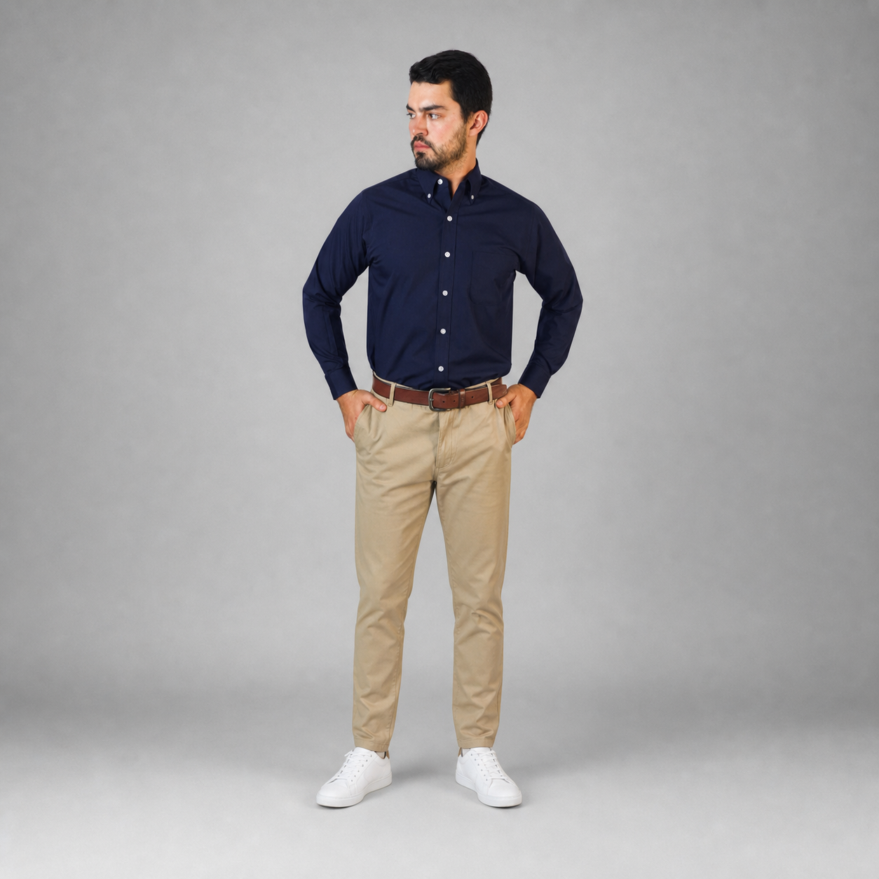 Camisa Sorrento Marino A0045