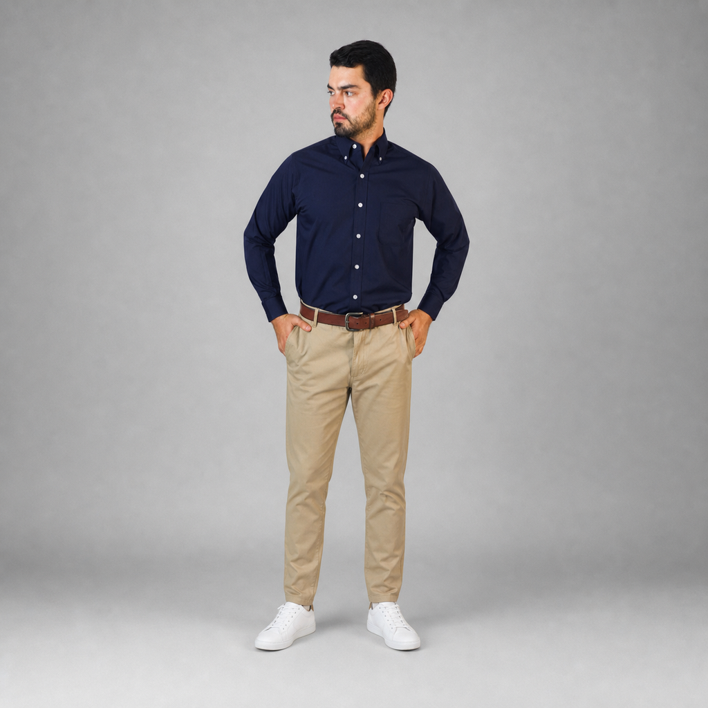 Camisa Sorrento Marino A0045