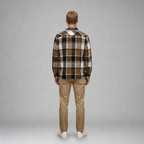 Sobrecamisa Cuadros Cafe K0005