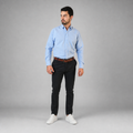 Camisa Oxford Ingles Marino A0205