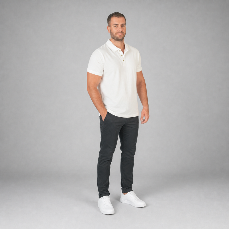 Polo Basic Blanco A1660