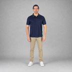 Polo Playera Polo Caballero Dry Fit Marino A1770