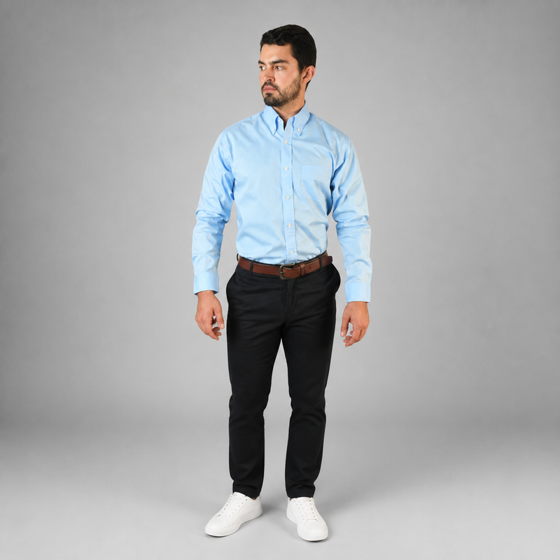 Camisa Venecia Cielo A0035