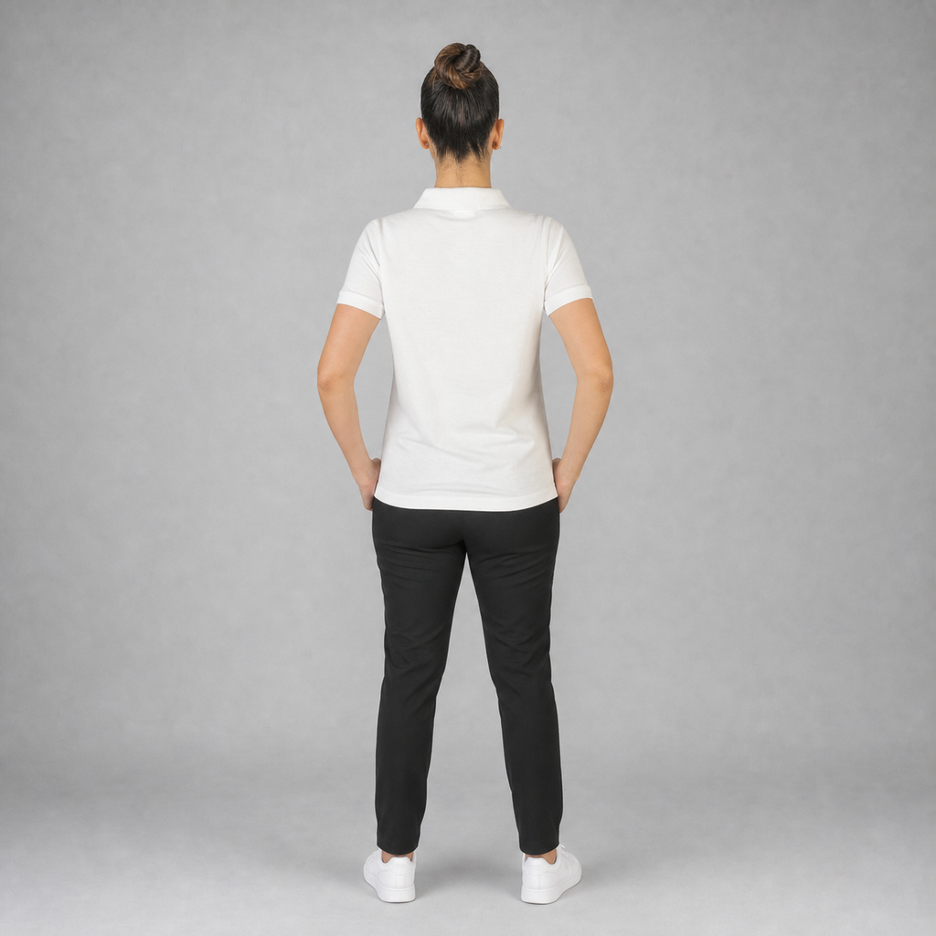 Polo Basic Blanco B1660