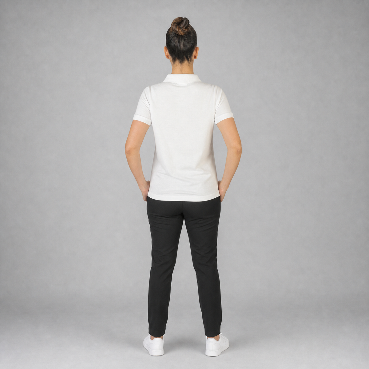Polo Basic Blanco B1660