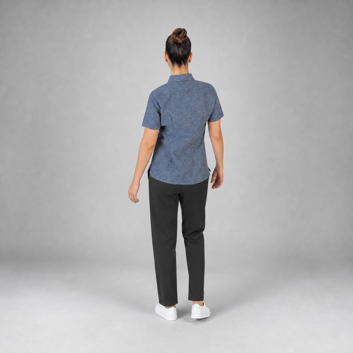 Blusa Lino Uniforme Marino B0170