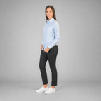 Blusa Oxford Pin Point Cielo B0065