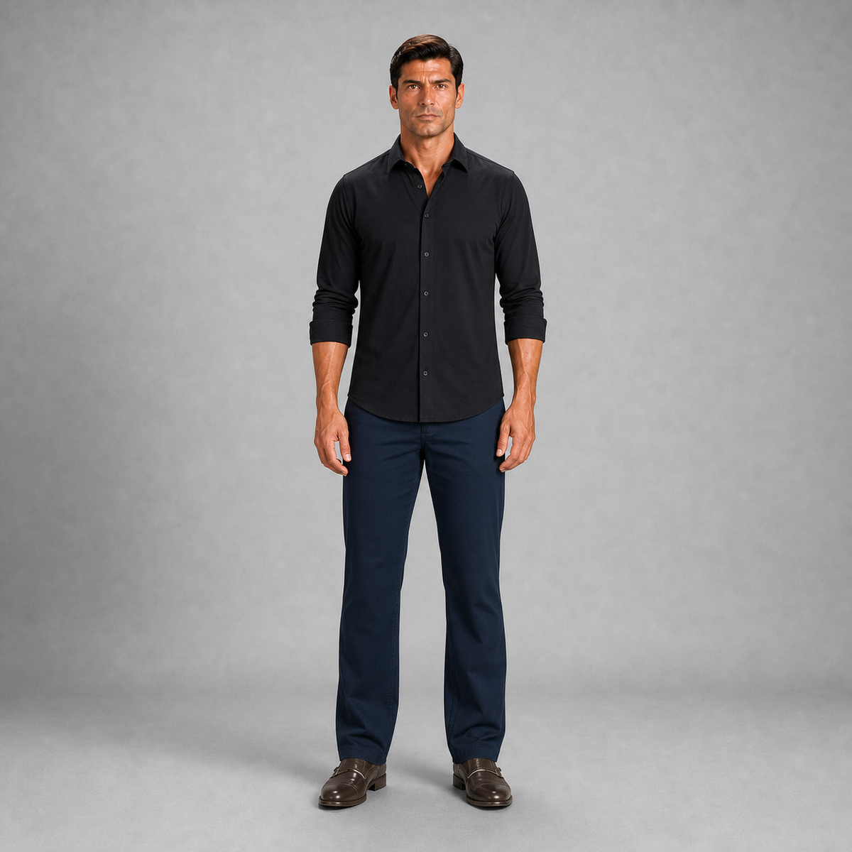 Pantalon S/p Gab. Premium Marino A0600