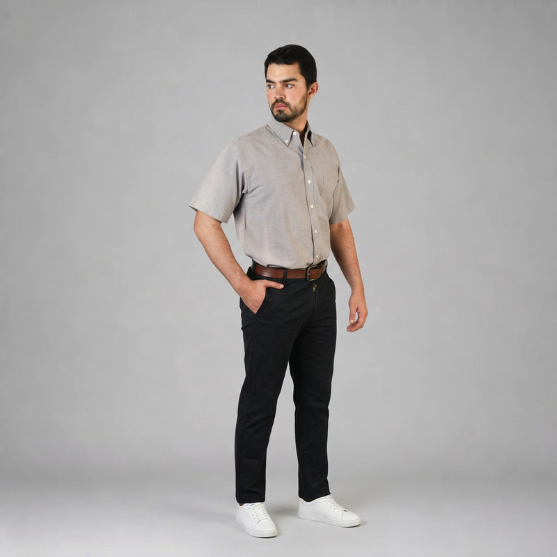 Camisa Sorrento Gris A0040