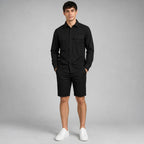 Bermuda Gabardina Negro A0650