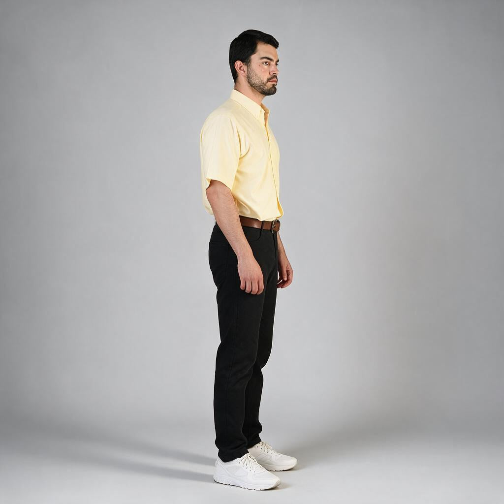 Camisa Oxford Amarillo A0050