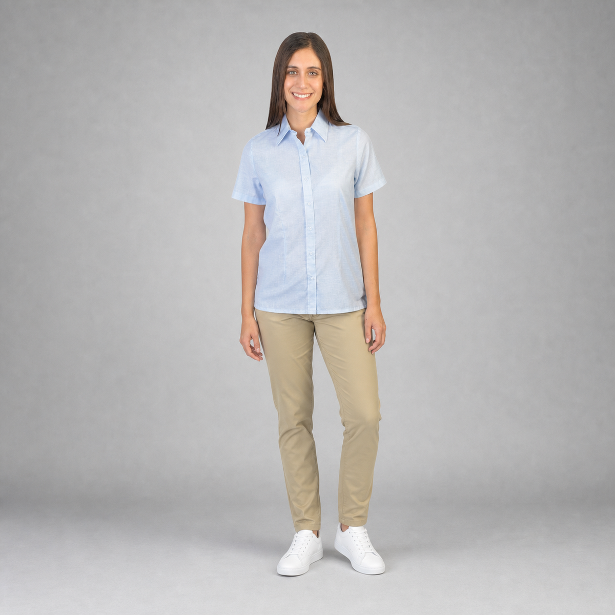 Blusa Lino Cancun Cielo B0160