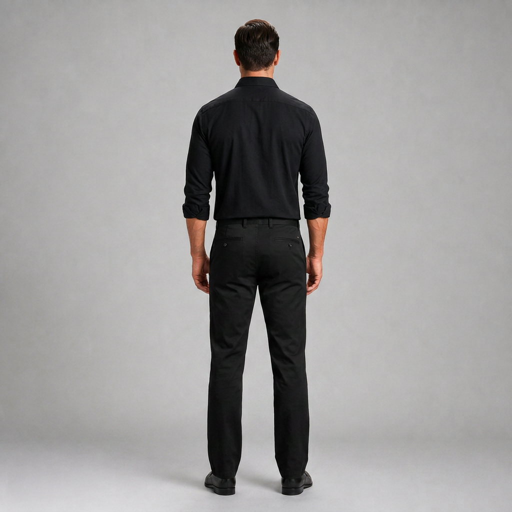 Pantalon  S/p Gab. Especial Negro A0605