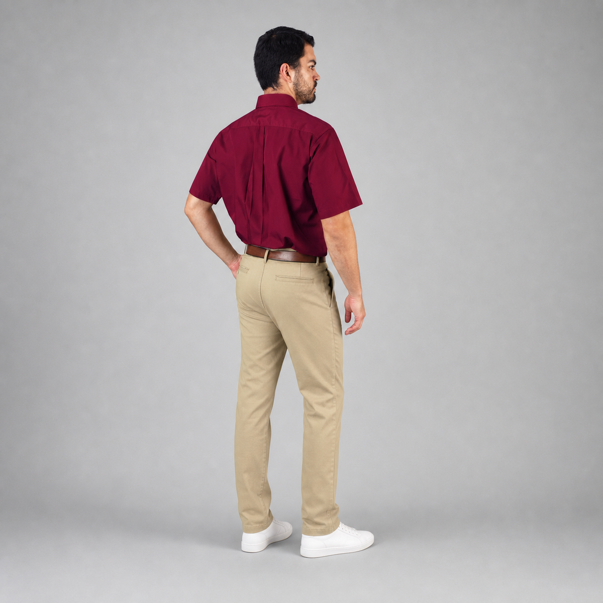 Camisa Popelina Elite Tinto A0030