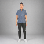 Blusa Lino Uniforme Marino B0170
