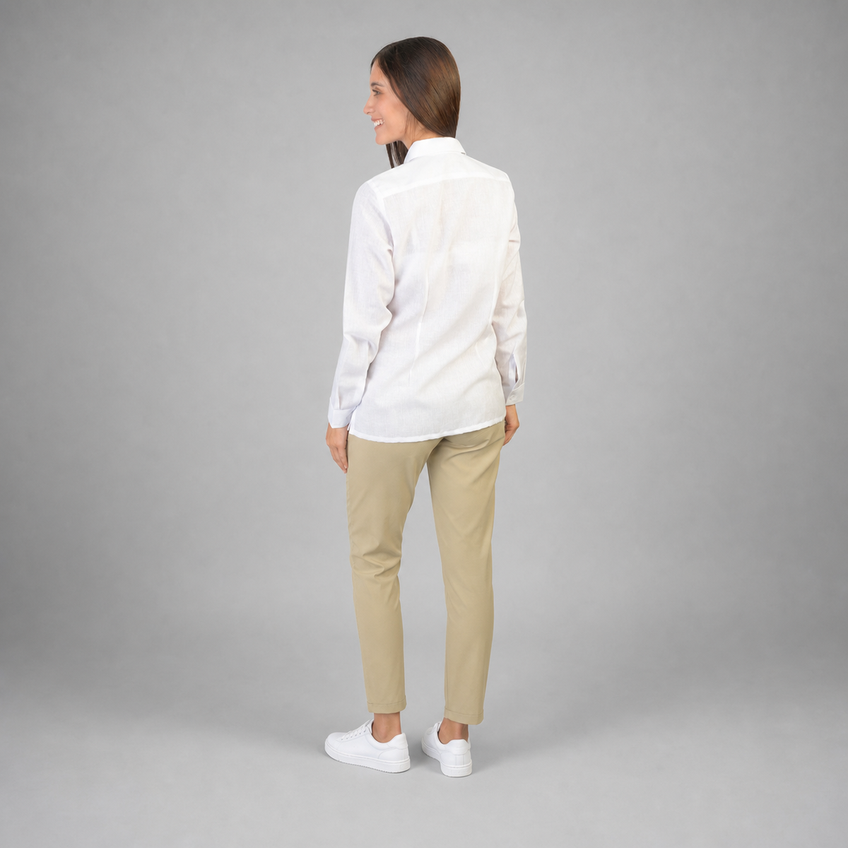 Blusa Lino Cancun Blanco B0165