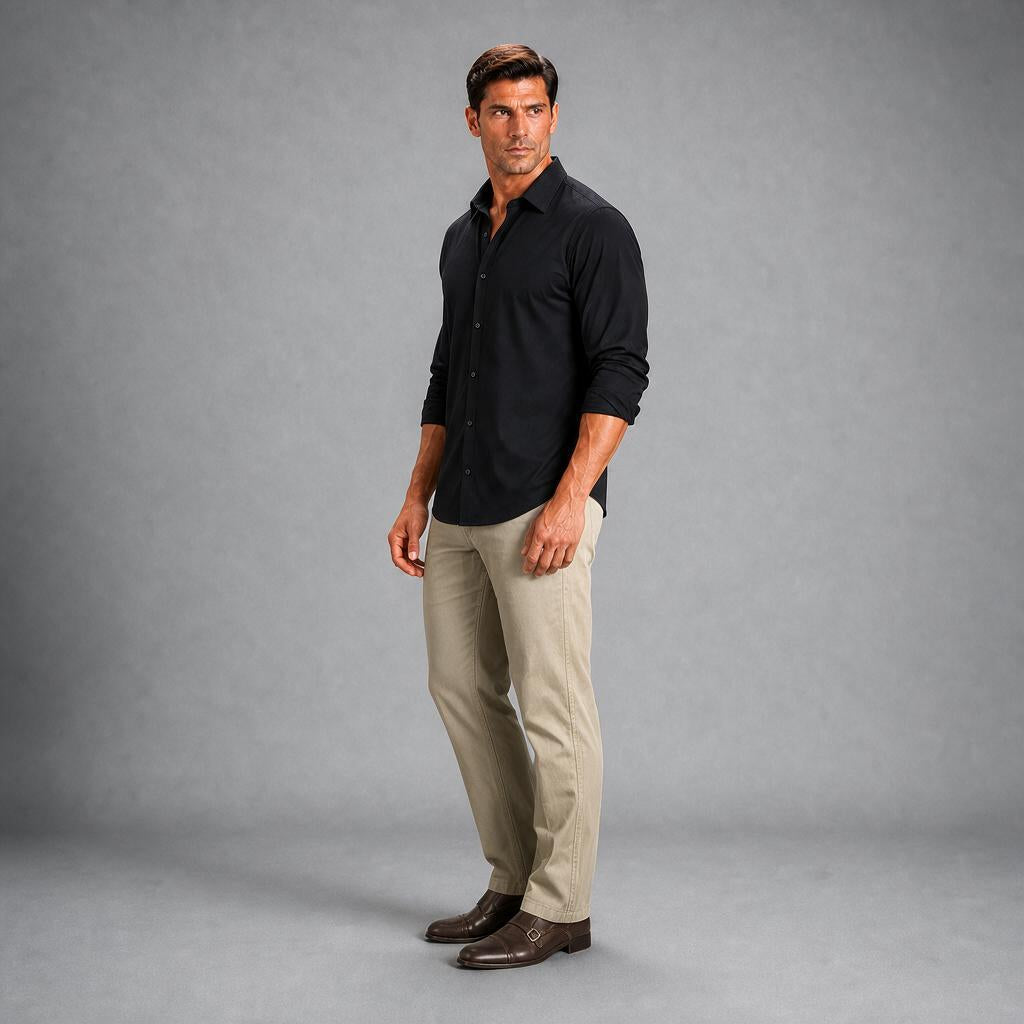 Pantalon S/p Gab. Premium Kaky A0600