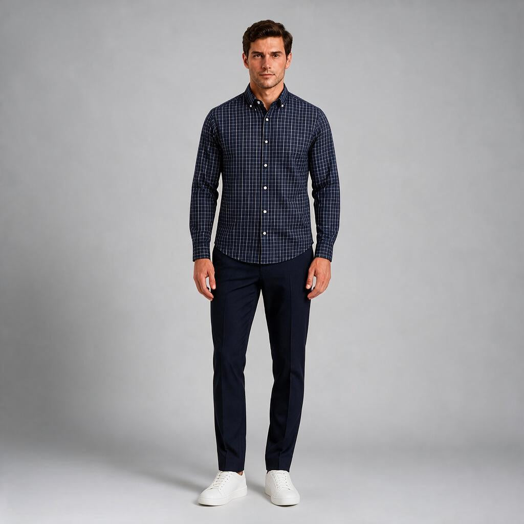 Camisa Scotland 3403 Marino C2367