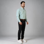 Camisa Oxford Ingles Verde A0205