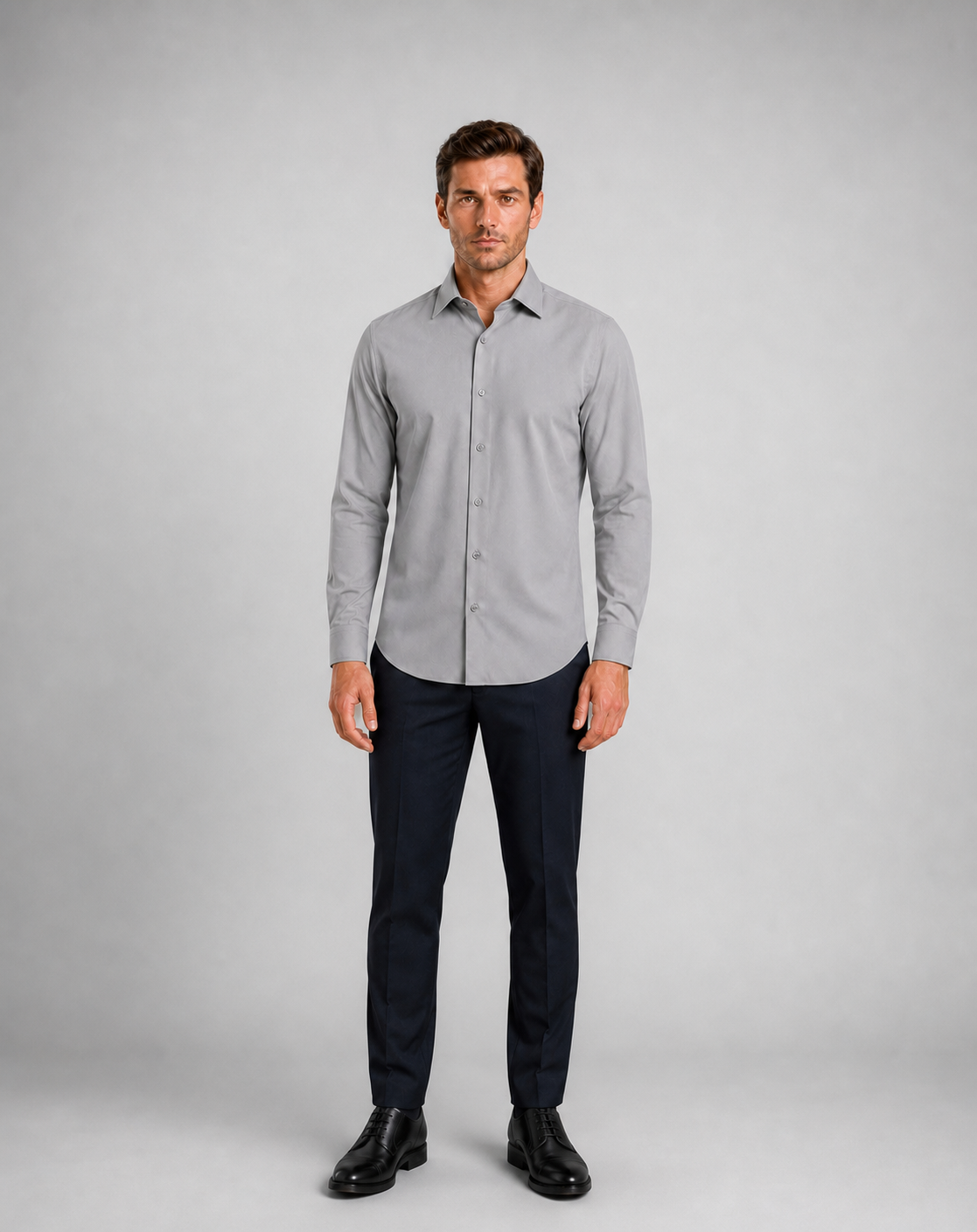 Camisa Shaken Gris C2344