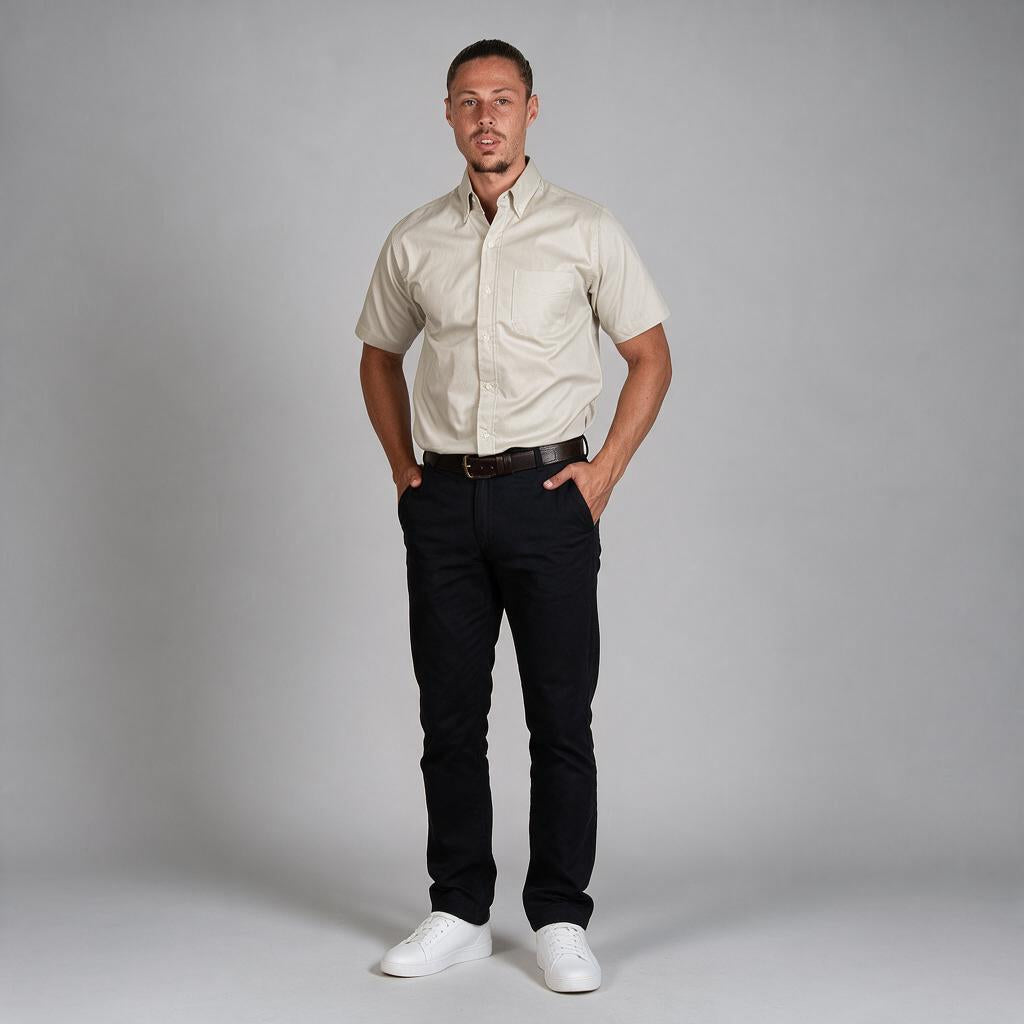 Camisa New York Hueso A0010