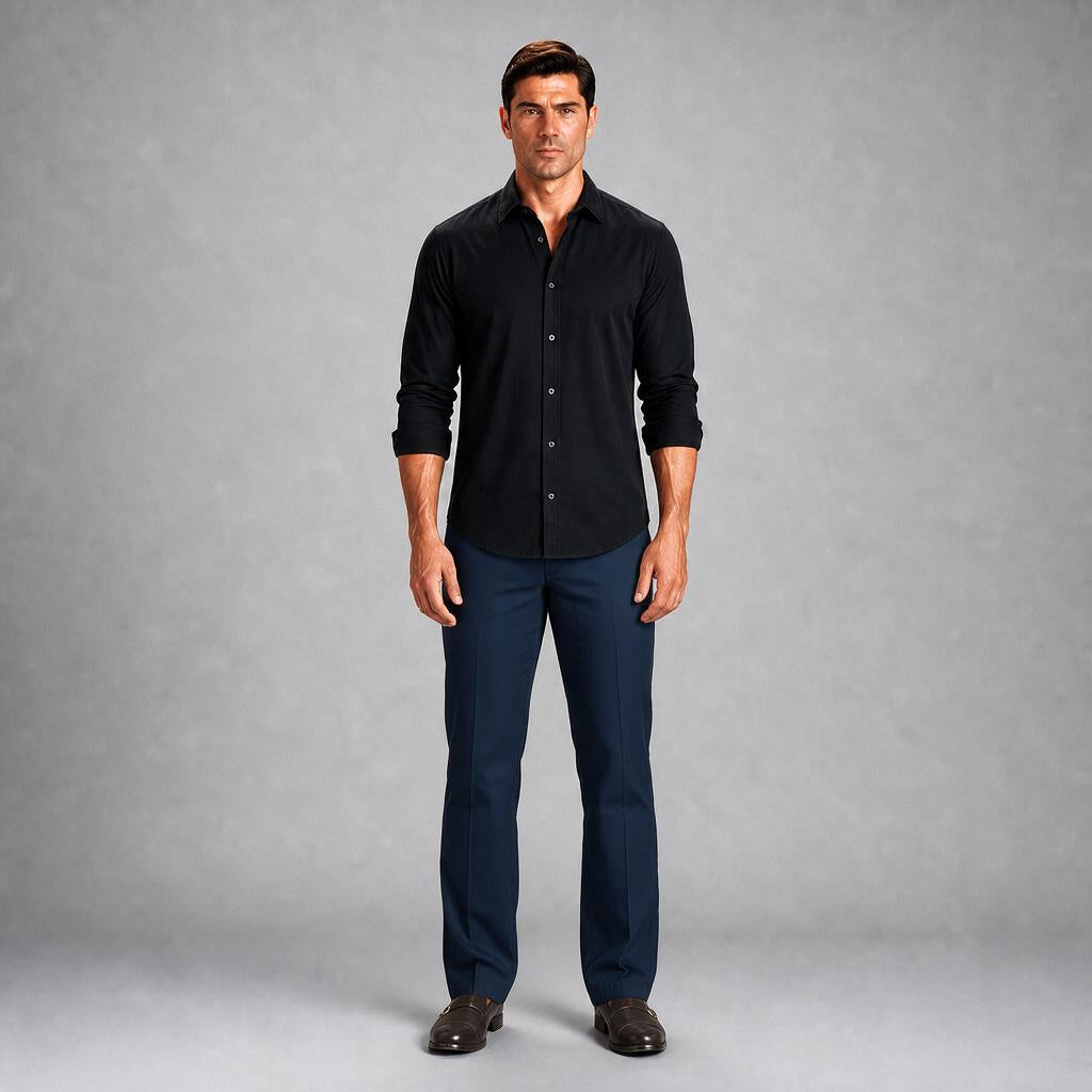 Pantalon  S/p Gab. Especial Marino A0605