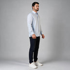 Camisa Lino Cancun Cielo A0165