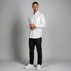 Camisa Oxford Italiano Blanco A0075