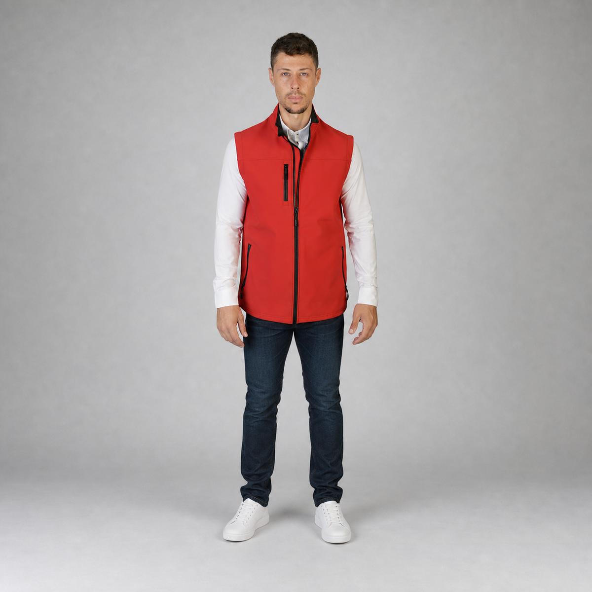 Chaleco Shell Rib Rojo A1760