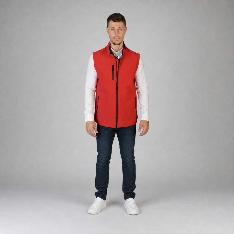 Chaleco Shell Rib Rojo A1760