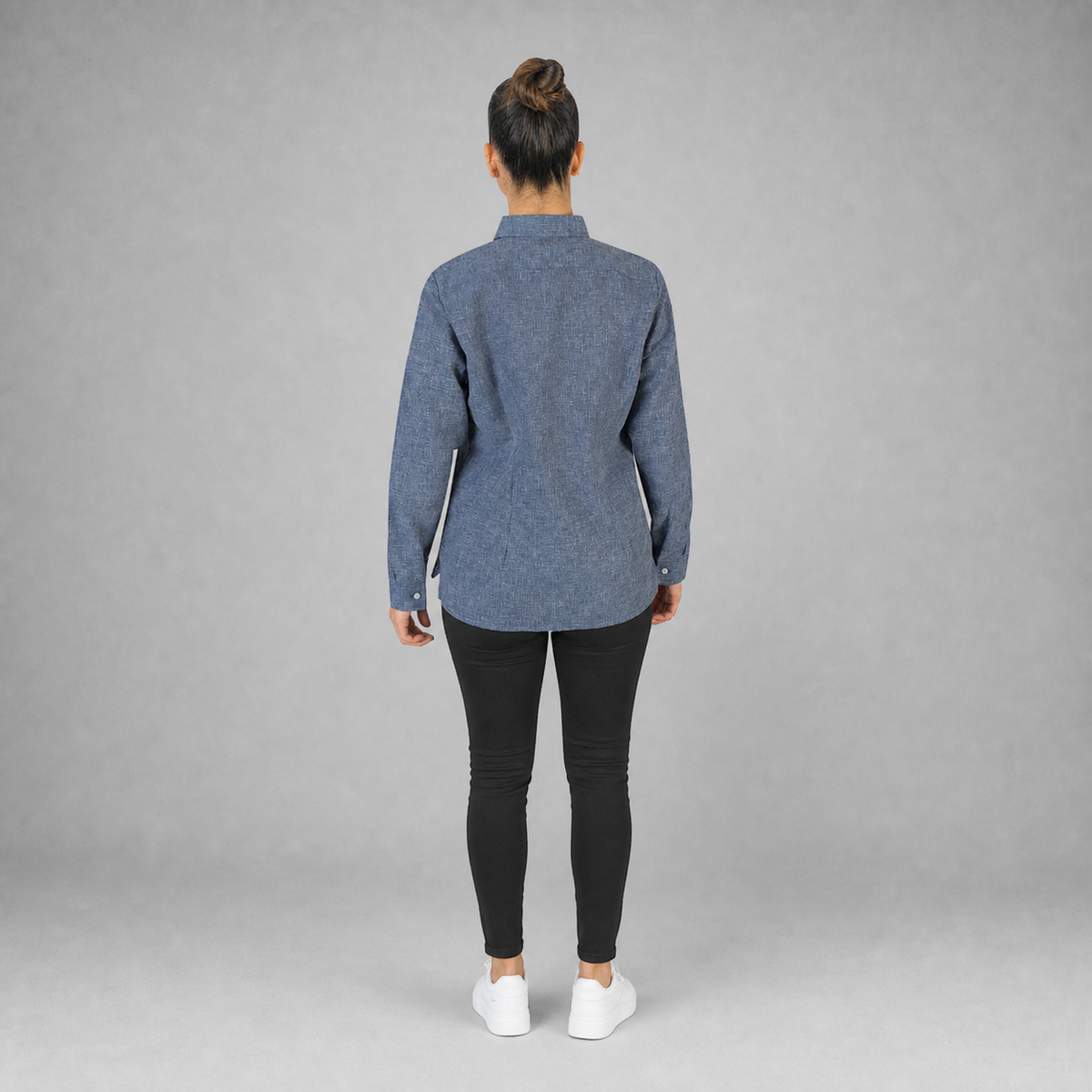Blusa Lino Uniforme Marino B0175