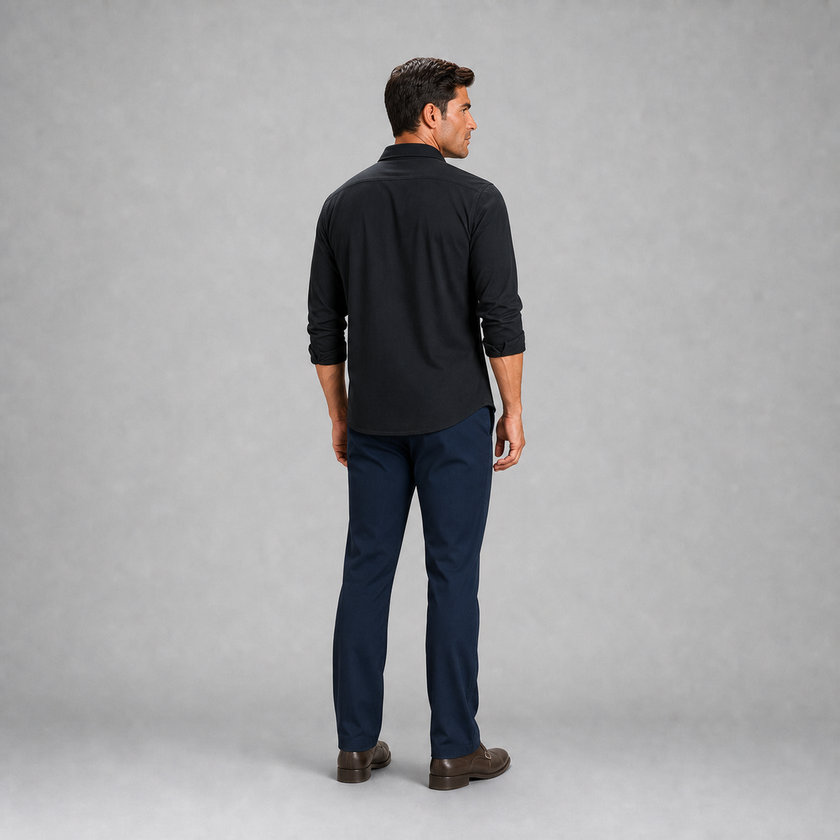 Pantalon S/p Gab. Premium Marino A0600