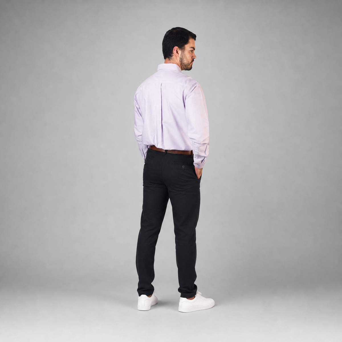Camisa Oxford Lila A0055
