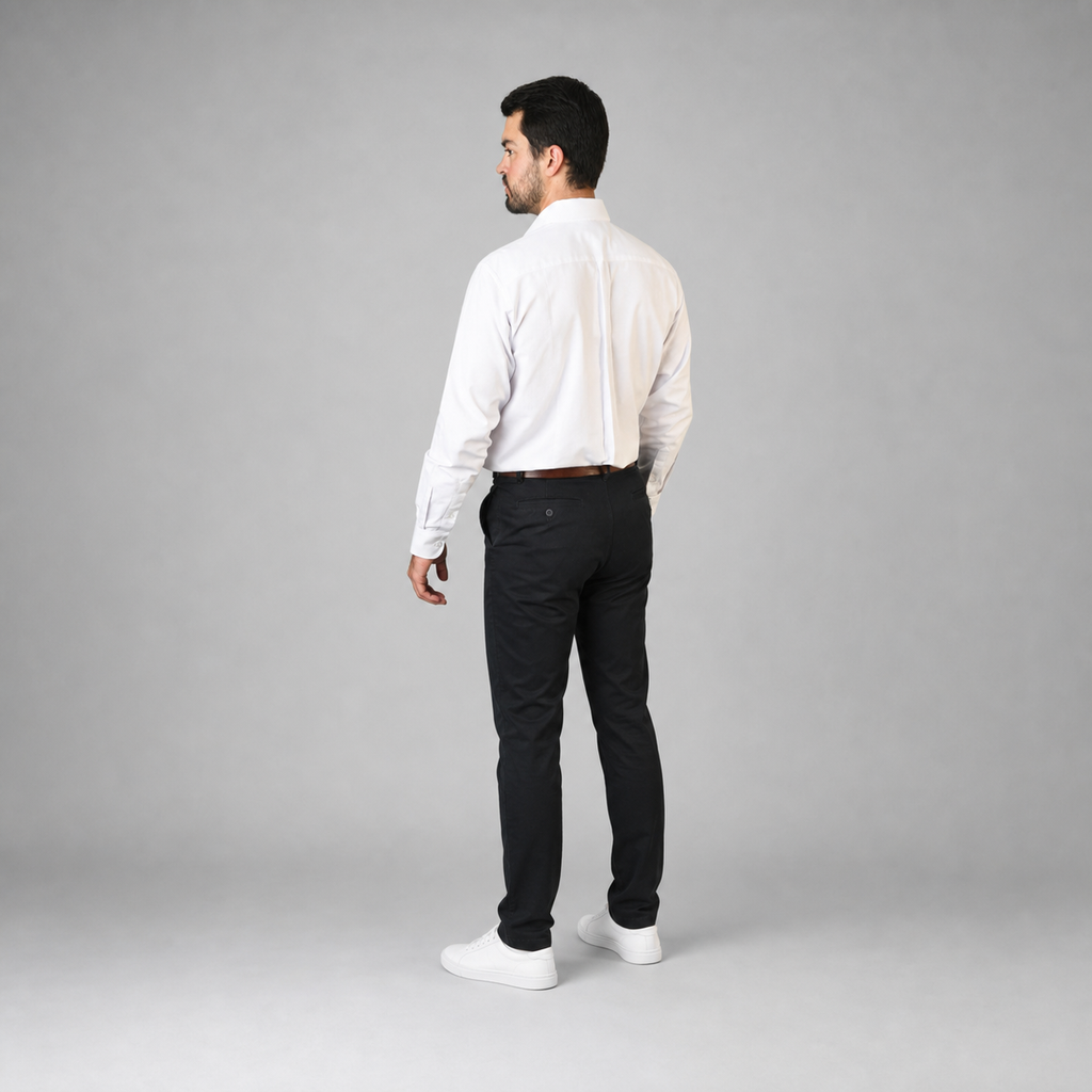 Camisa Oxford Ingles Blanco A0205