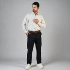 Camisa Oxford Ingles Beige A0205