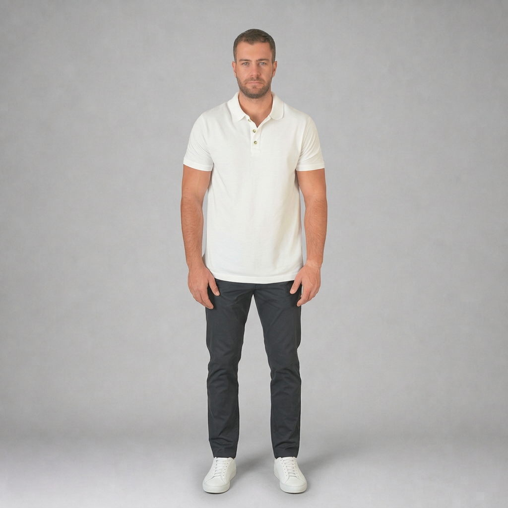 Polo Basic Blanco A1660