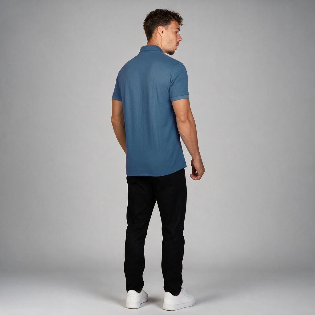Polo Azul Acero A0400