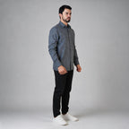 Camisa Lino Cozumel Marino A0175