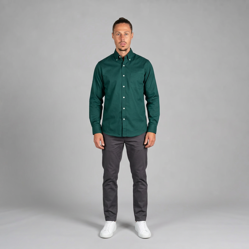 Camisa Florencia Verde A0115