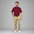 Camisa Popelina Elite Tinto A0030