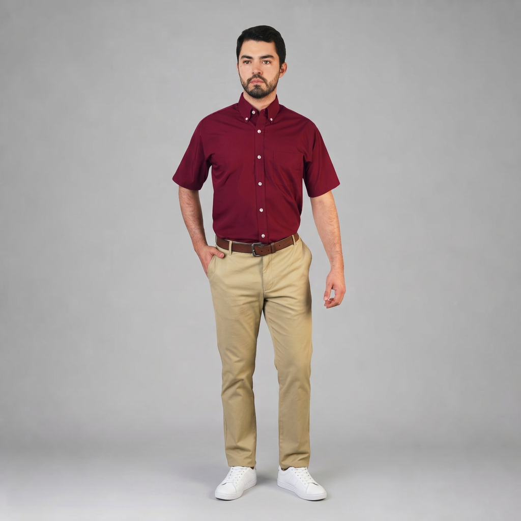 Camisa Popelina Elite Tinto A0030
