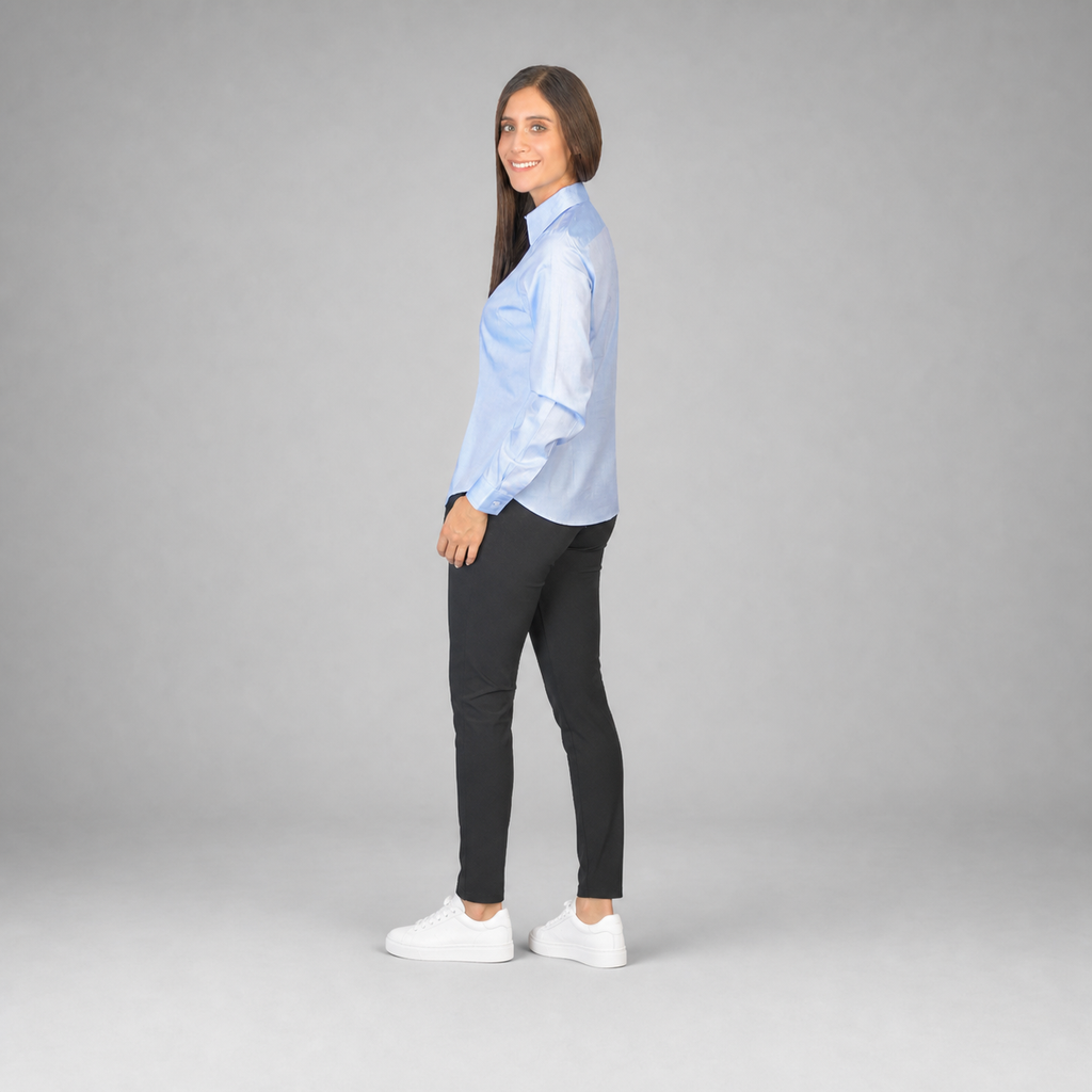 Blusa Oxford Italiano Cielo B0075