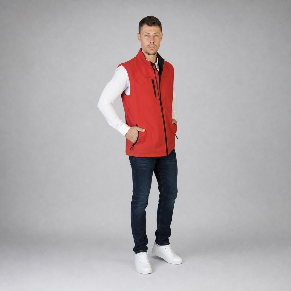 Chaleco Shell Rib Rojo A1760