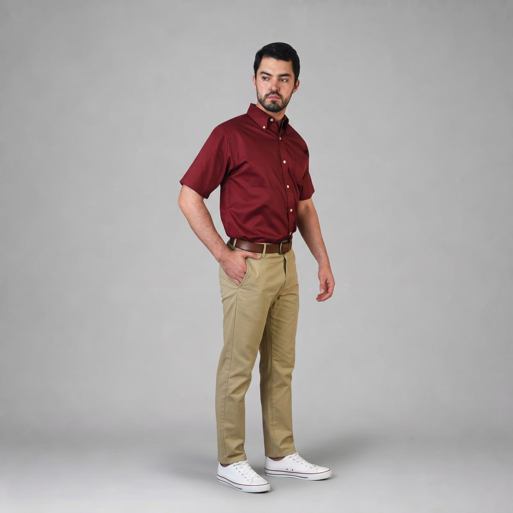Camisa Florencia Tinto A0110