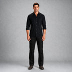 Pantalon  S/p Gab. Harvard Negro A0610