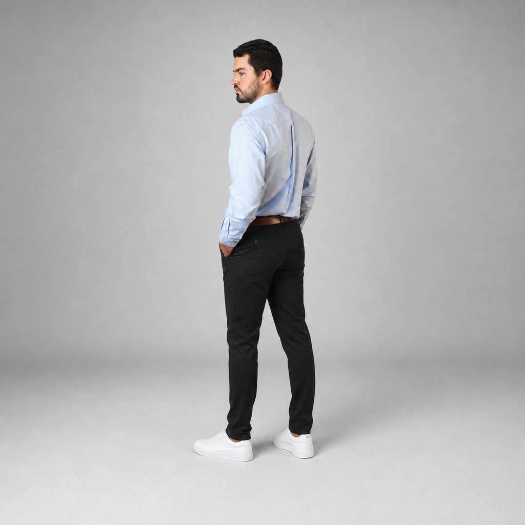 Camisa Oxford Ingles Cielo A0205