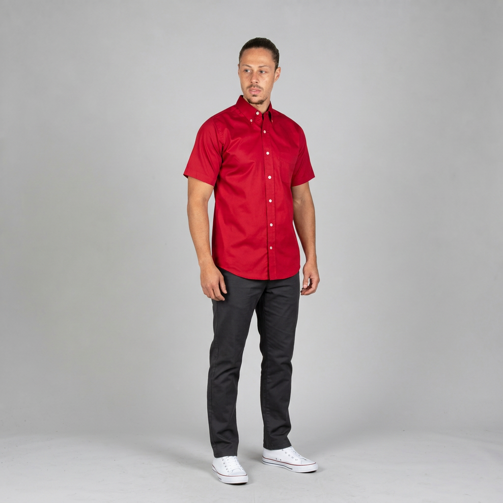 Camisa New York Rojo Quemado A0010